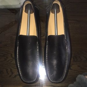 Black Bally loafers. Worn twice.